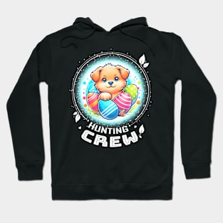 Kids Family Egg Hunter Crew Easter Boys Girl Dog Hoodie